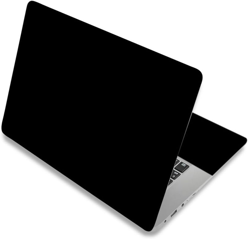 ARTSO Black Laptop Skin Sticker 12.1 13 13.3 14 15 15.6 inch Netbook Sticker Decal Universal Notebook PC Reusable Art Personalized Soft Skin Protector - Image 1